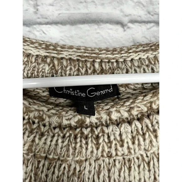 Christine Gerard knit sweater size L. - Picture 3 of 8